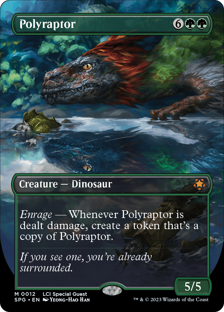 Polyraptor (Borderless) [The Lost Caverns of Ixalan Special Guests] | Anubis Games and Hobby