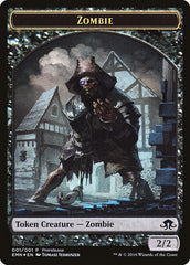 Zombie // Zombie Double-Sided Token [Eldritch Moon Prerelease Promos] | Anubis Games and Hobby