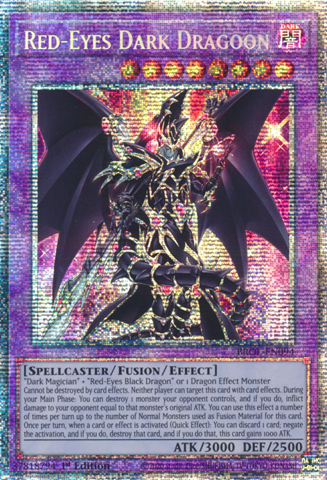 Red-Eyes Dark Dragoon [BROL-EN094] Starlight Rare | Anubis Games and Hobby