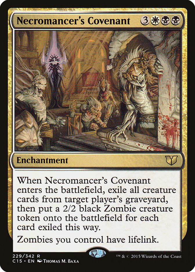 Necromancer's Covenant [Commander 2015] | Anubis Games and Hobby