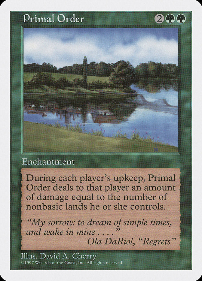 Primal Order [Fifth Edition] | Anubis Games and Hobby