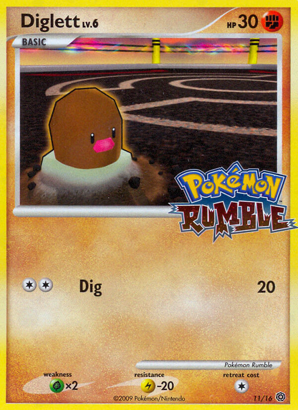 Diglett (11/16) [Pokémon Rumble] | Anubis Games and Hobby