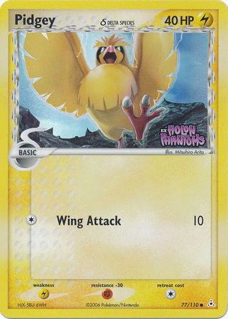 Pidgey (77/110) (Delta Species) (Stamped) [EX: Holon Phantoms] | Anubis Games and Hobby