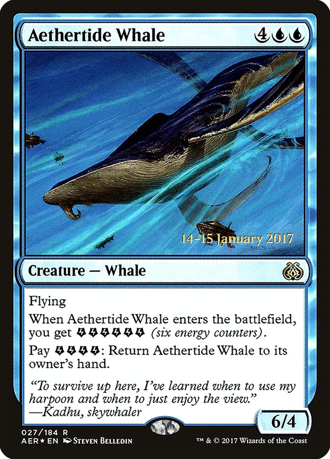 Aethertide Whale [Aether Revolt Prerelease Promos] | Anubis Games and Hobby