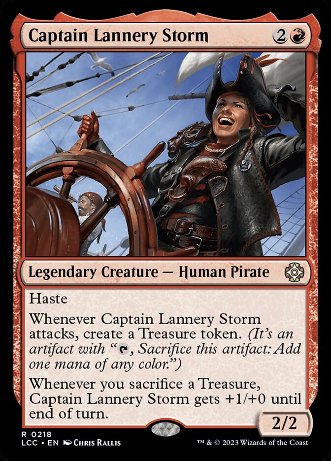 Captain Lannery Storm [The Lost Caverns of Ixalan Commander] | Anubis Games and Hobby