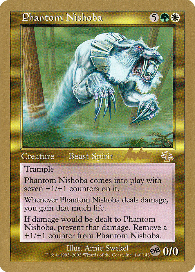 Phantom Nishoba (Brian Kibler) (SB) [World Championship Decks 2002] | Anubis Games and Hobby