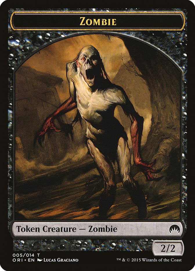 Zombie Token [Magic Origins Tokens] | Anubis Games and Hobby