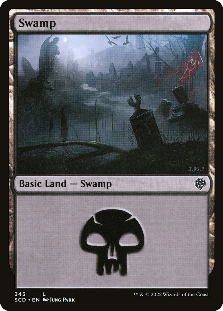 Swamp (343) [Starter Commander Decks] | Anubis Games and Hobby