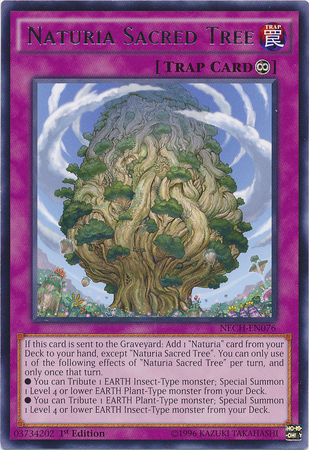 Naturia Sacred Tree [NECH-EN076] Rare | Anubis Games and Hobby