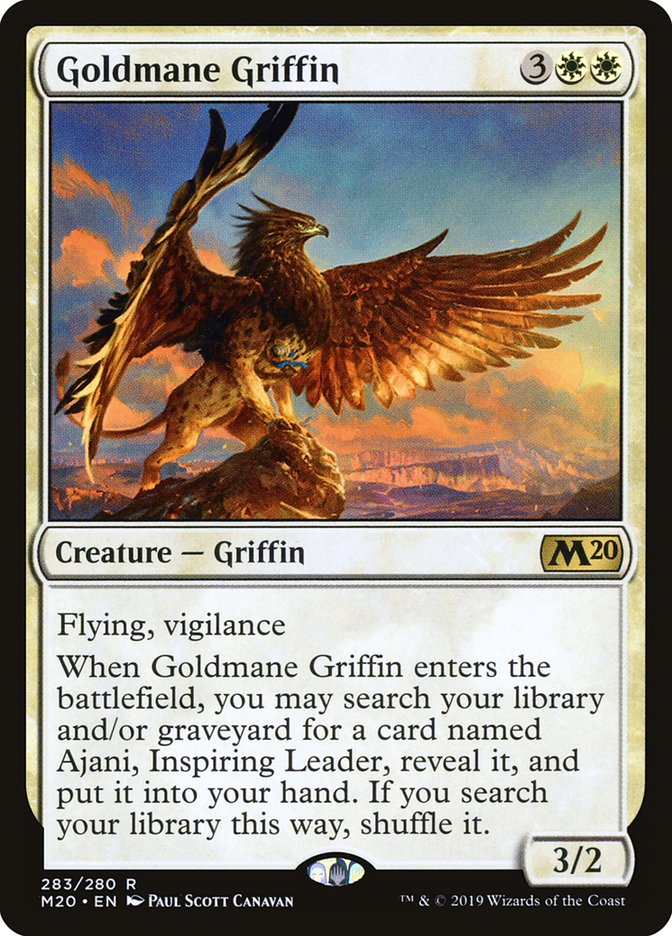 Goldmane Griffin [Core Set 2020] | Anubis Games and Hobby