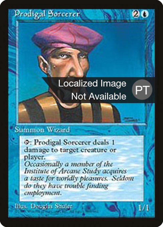 Prodigal Sorcerer [Fourth Edition (Foreign Black Border)] | Anubis Games and Hobby