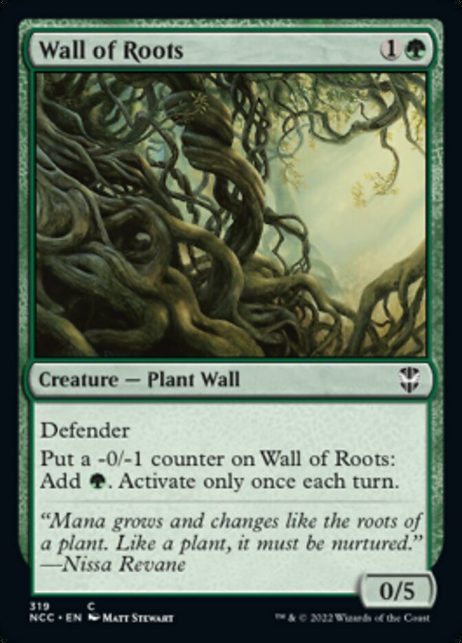 Wall of Roots [Streets of New Capenna Commander] | Anubis Games and Hobby