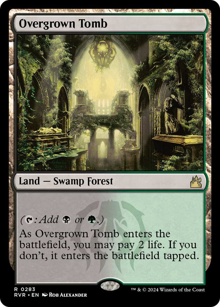 Overgrown Tomb [Ravnica Remastered] | Anubis Games and Hobby