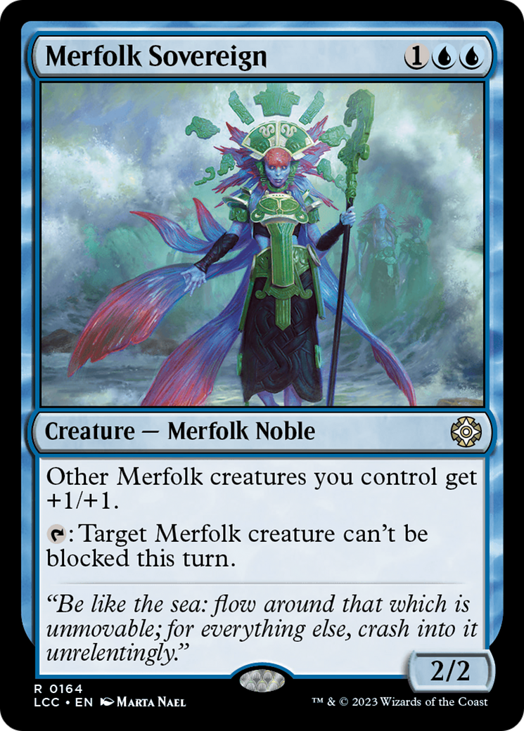 Merfolk Sovereign [The Lost Caverns of Ixalan Commander] | Anubis Games and Hobby