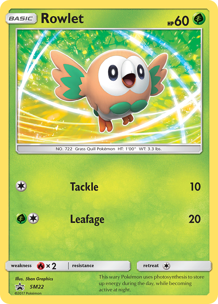 Rowlet (SM22) [Sun & Moon: Black Star Promos] | Anubis Games and Hobby