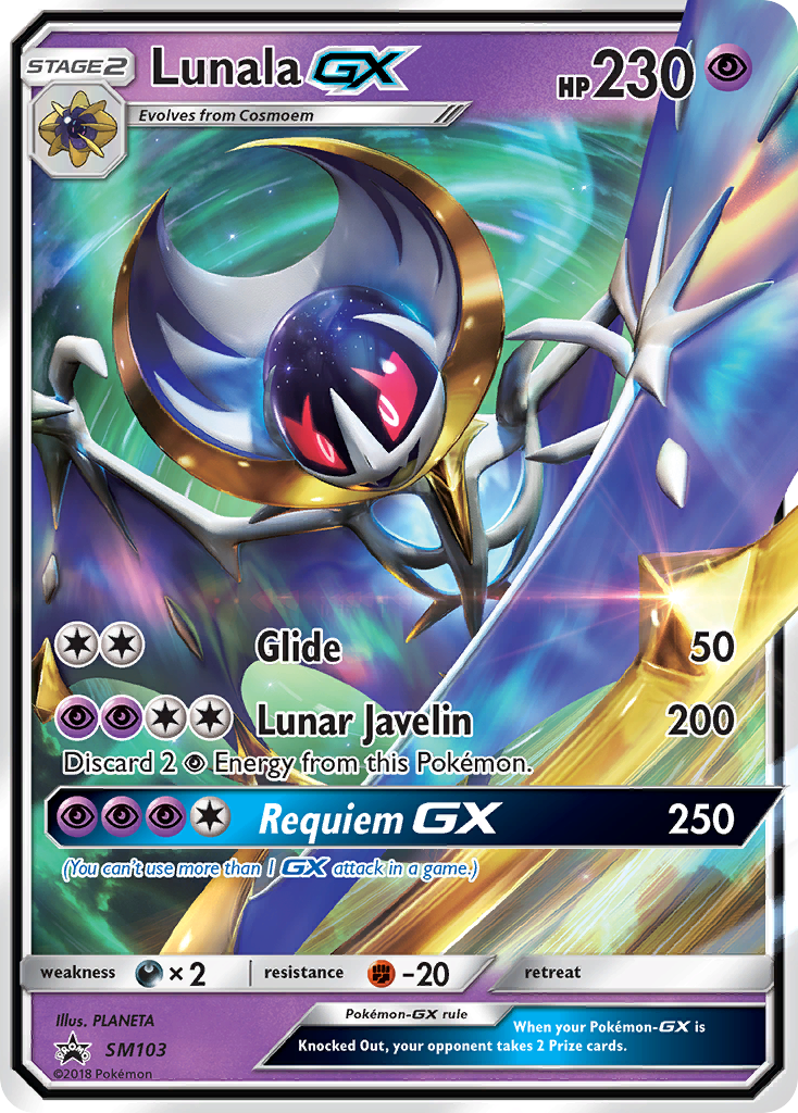 Lunala GX (SM103) [Sun & Moon: Black Star Promos] | Anubis Games and Hobby