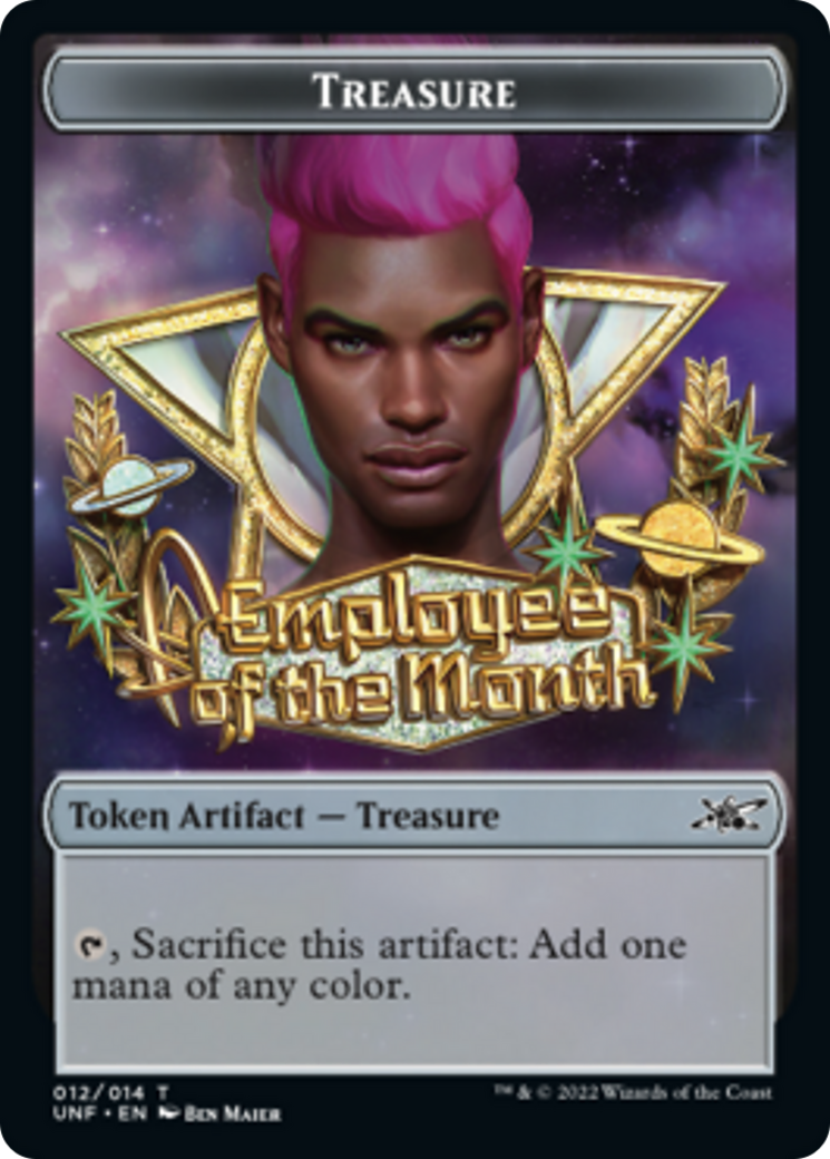 Teddy Bear // Treasure (012) Double-Sided Token [Unfinity Tokens] | Anubis Games and Hobby