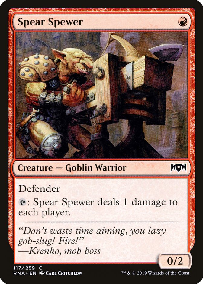 Spear Spewer [Ravnica Allegiance] | Anubis Games and Hobby