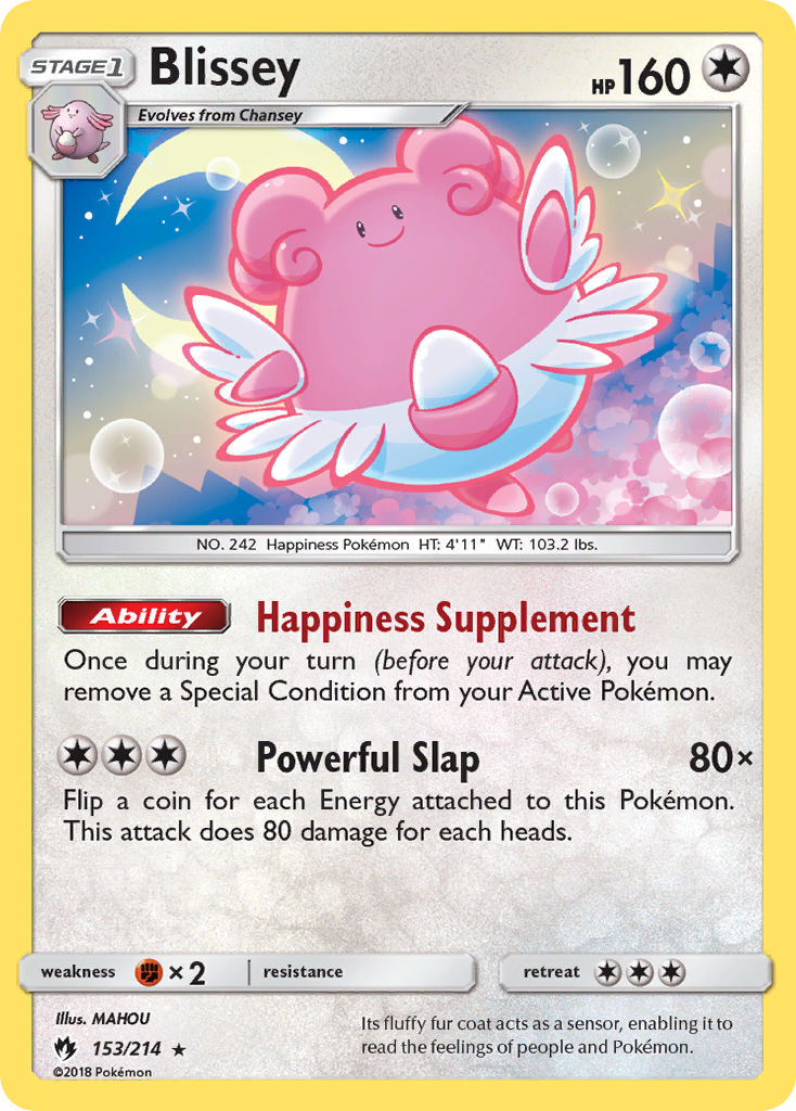 Blissey (153/214) [Sun & Moon: Lost Thunder] | Anubis Games and Hobby