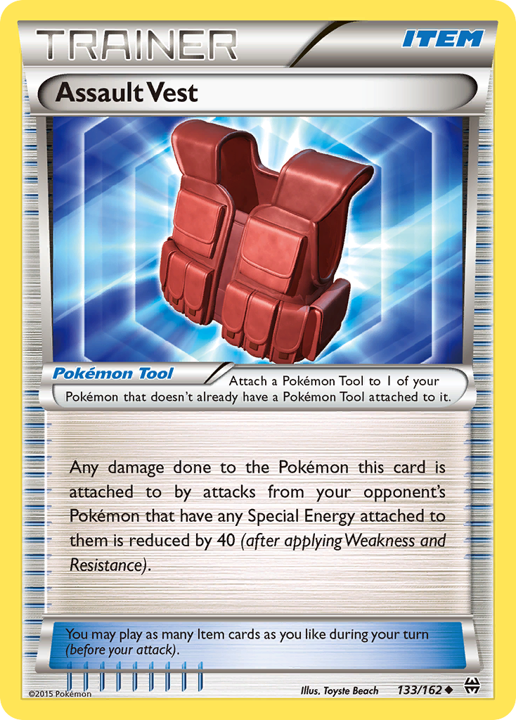 Assault Vest (133/162) [XY: BREAKthrough] | Anubis Games and Hobby