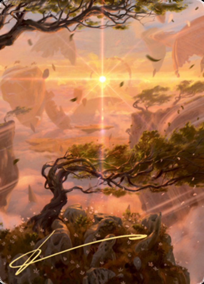 Windswept Heath Art Card (Gold-Stamped Signature) [Zendikar Rising Art Series] | Anubis Games and Hobby