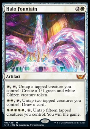 Halo Fountain (Promo Pack) [Streets of New Capenna Promos] | Anubis Games and Hobby