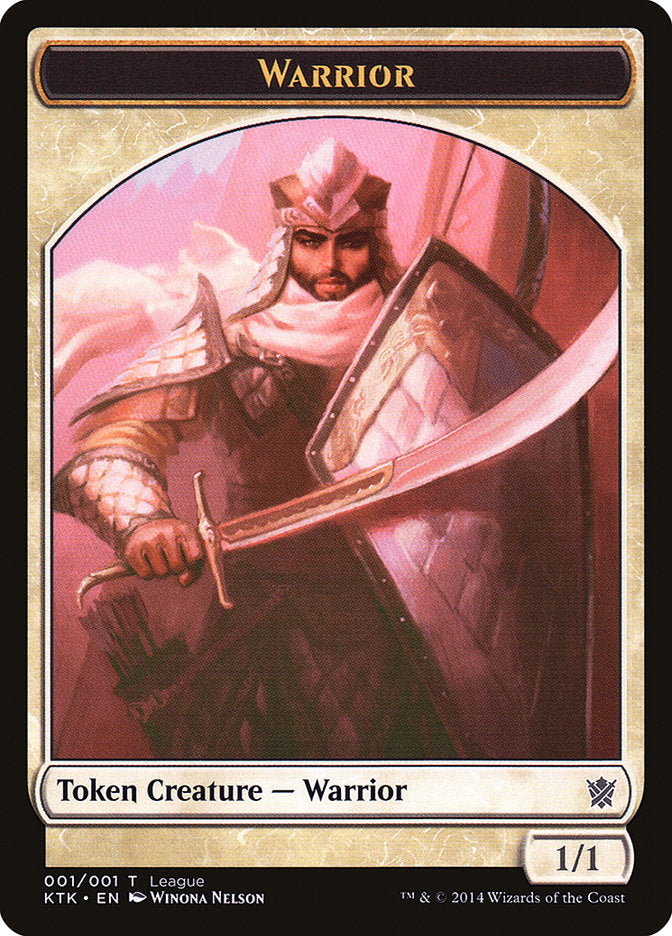 Warrior Token [League Tokens 2014] | Anubis Games and Hobby