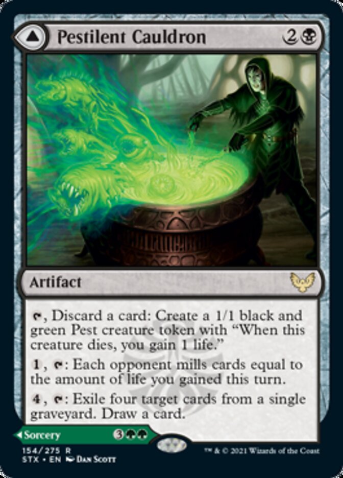 Pestilent Cauldron // Restorative Burst [Strixhaven: School of Mages] | Anubis Games and Hobby
