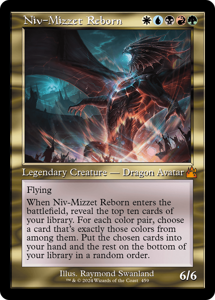 Niv-Mizzet Reborn (Retro Frame) [Ravnica Remastered] | Anubis Games and Hobby