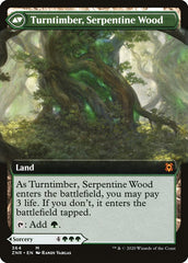 Turntimber Symbiosis // Turntimber, Serpentine Wood (Extended Art) [Zendikar Rising] | Anubis Games and Hobby