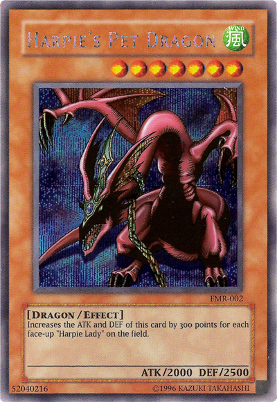 Harpie's Pet Dragon (Forbidden Memories) [FMR-002] Prismatic Secret Rare | Anubis Games and Hobby