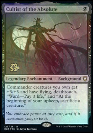 Cultist of the Absolute [Commander Legends: Battle for Baldur's Gate Prerelease Promos] | Anubis Games and Hobby