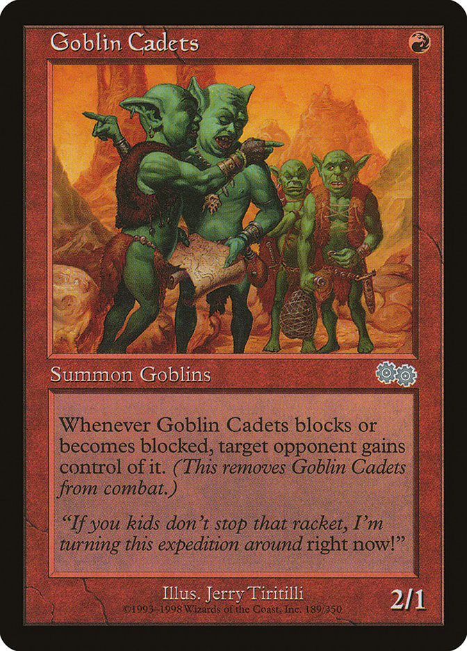 Goblin Cadets [Urza's Saga] | Anubis Games and Hobby