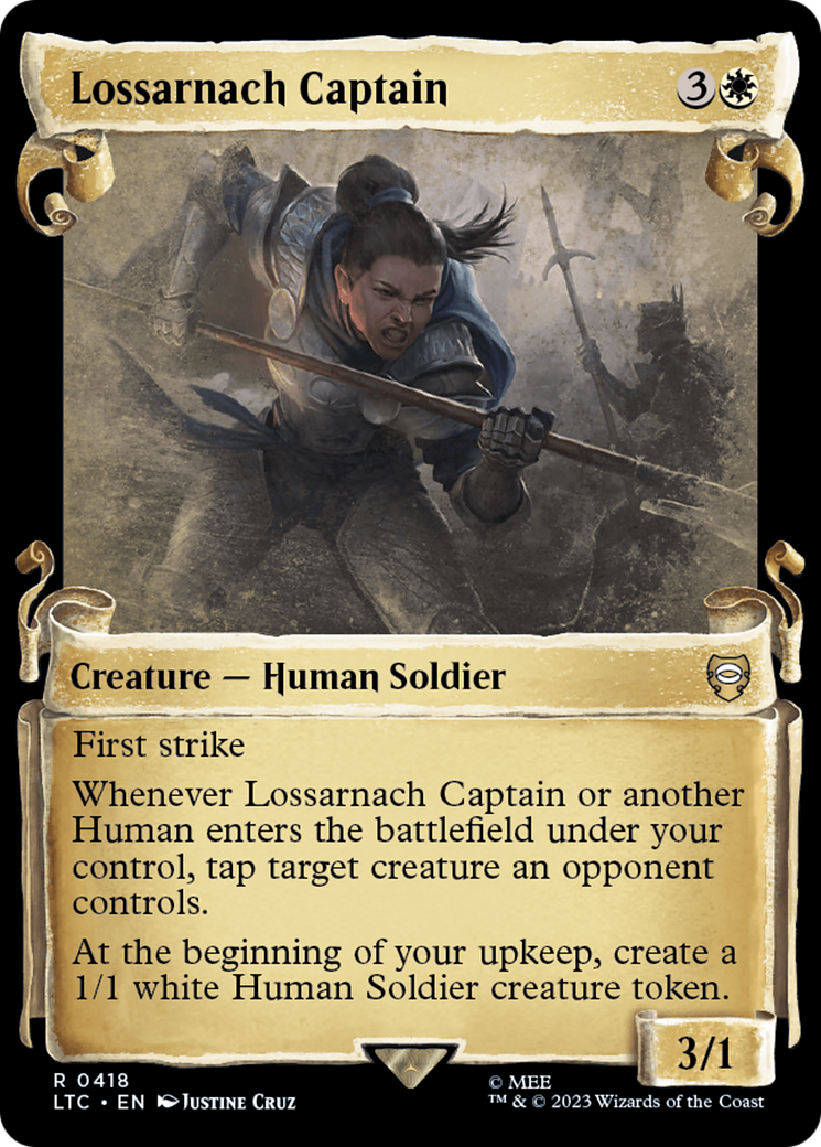 Lossarnach Captain [The Lord of the Rings: Tales of Middle-Earth Commander Showcase Scrolls] | Anubis Games and Hobby