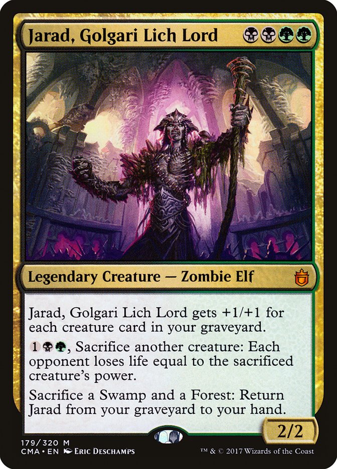 Jarad, Golgari Lich Lord [Commander Anthology] | Anubis Games and Hobby