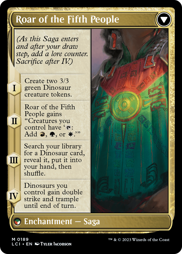 Huatli, Poet of Unity // Roar of the Fifth People [The Lost Caverns of Ixalan Prerelease Cards] | Anubis Games and Hobby