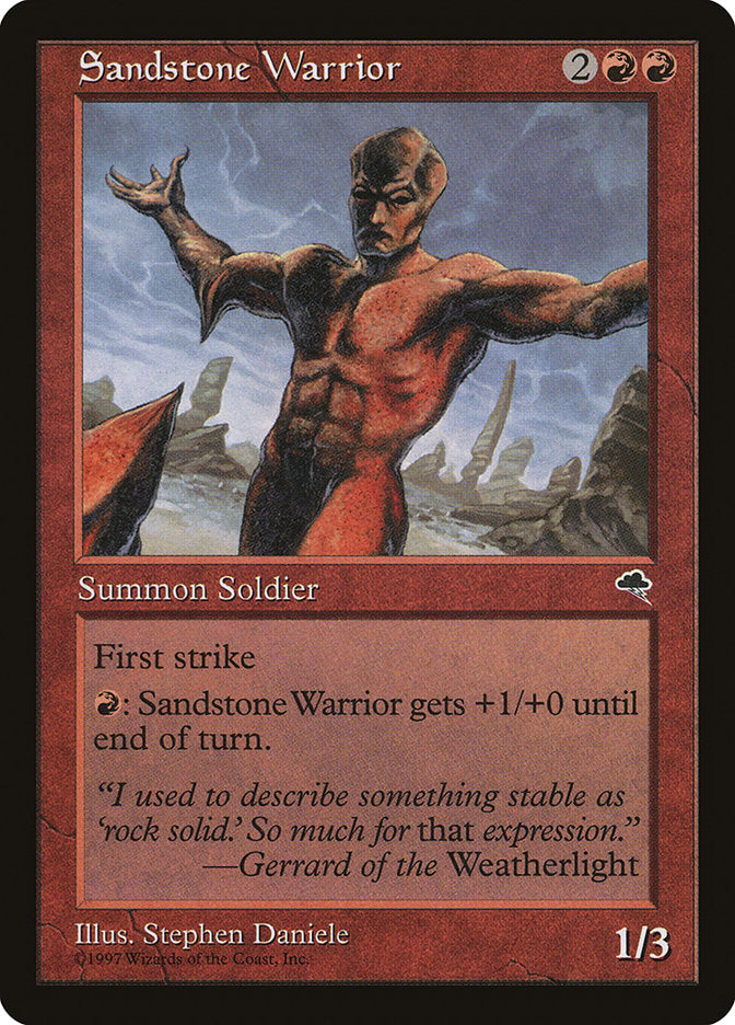 Sandstone Warrior [Tempest] | Anubis Games and Hobby