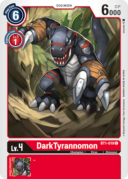 DarkTyrannomon [BT1-019] [Release Special Booster Ver.1.0] | Anubis Games and Hobby