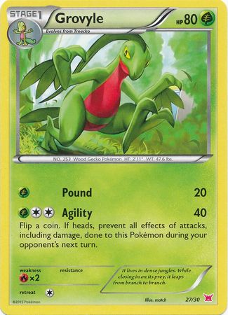 Grovyle (27/30) [XY: Trainer Kit 2 - Latias] | Anubis Games and Hobby