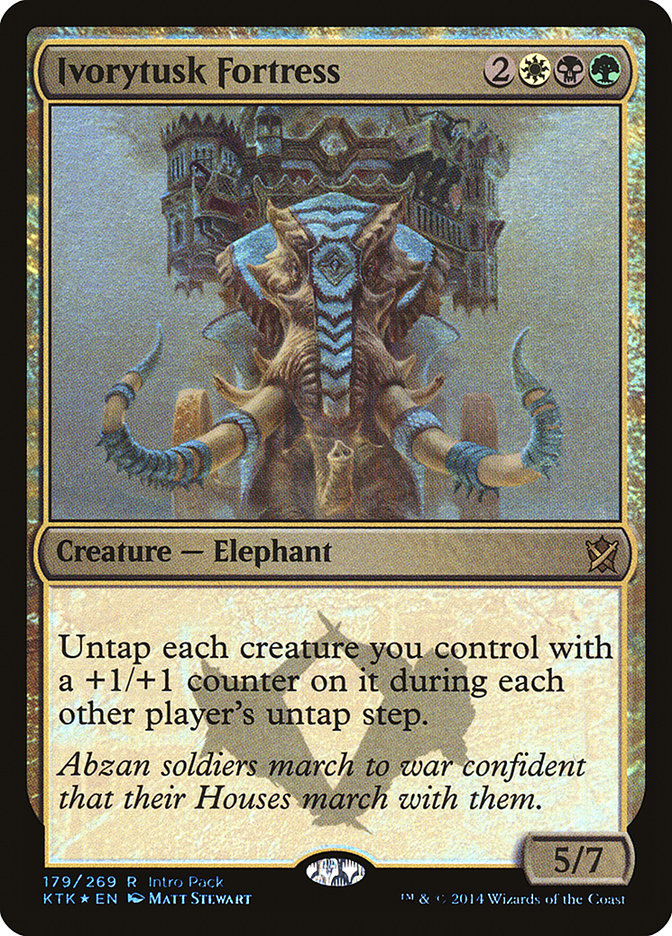 Ivorytusk Fortress (Intro Pack) [Khans of Tarkir Promos] | Anubis Games and Hobby