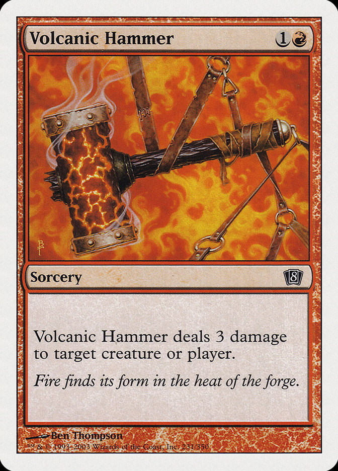 Volcanic Hammer [Eighth Edition] | Anubis Games and Hobby
