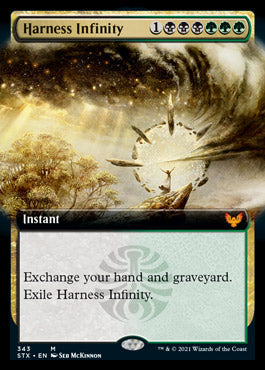 Harness Infinity (Extended Art) [Strixhaven: School of Mages] | Anubis Games and Hobby