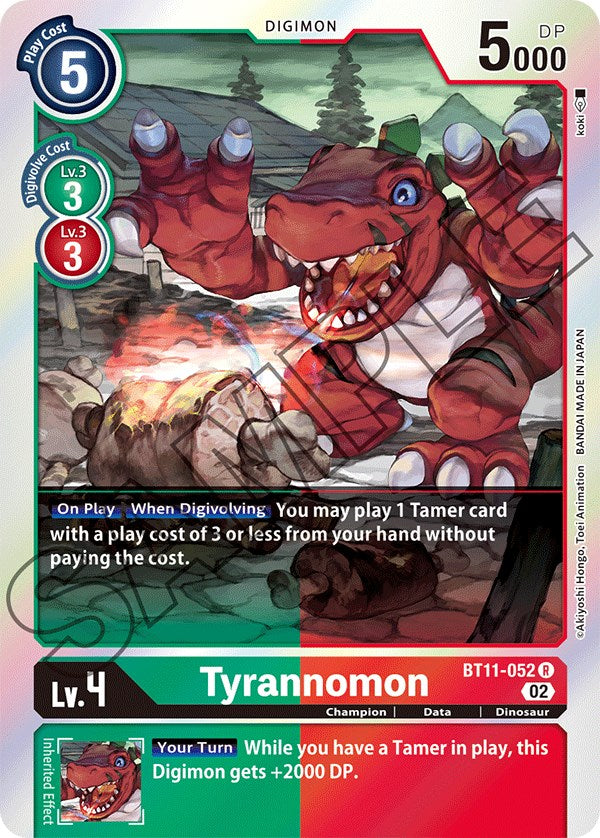 Tyrannomon [BT11-052] [Dimensional Phase] | Anubis Games and Hobby
