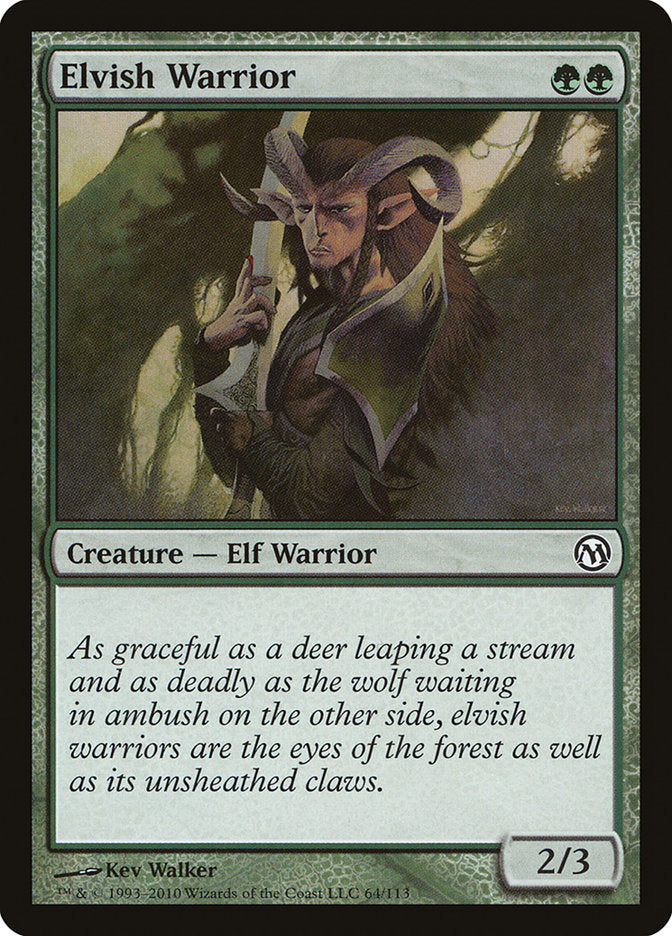 Elvish Warrior [Duels of the Planeswalkers] | Anubis Games and Hobby