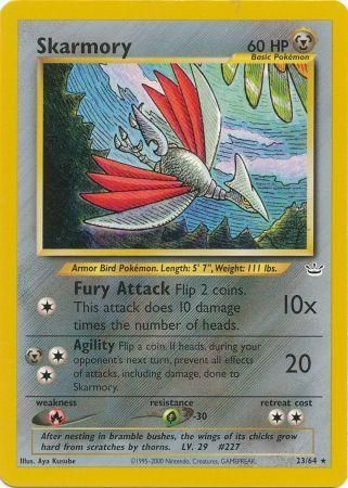 Skarmory (23/64) [Neo Revelation Unlimited] | Anubis Games and Hobby