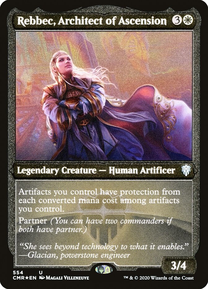 Rebbec, Architect of Ascension (Etched) [Commander Legends] | Anubis Games and Hobby