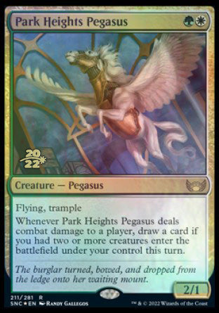 Park Heights Pegasus [Streets of New Capenna Prerelease Promos] | Anubis Games and Hobby