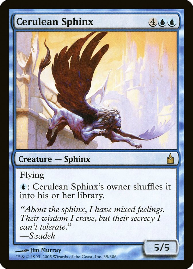 Cerulean Sphinx [Ravnica: City of Guilds] | Anubis Games and Hobby