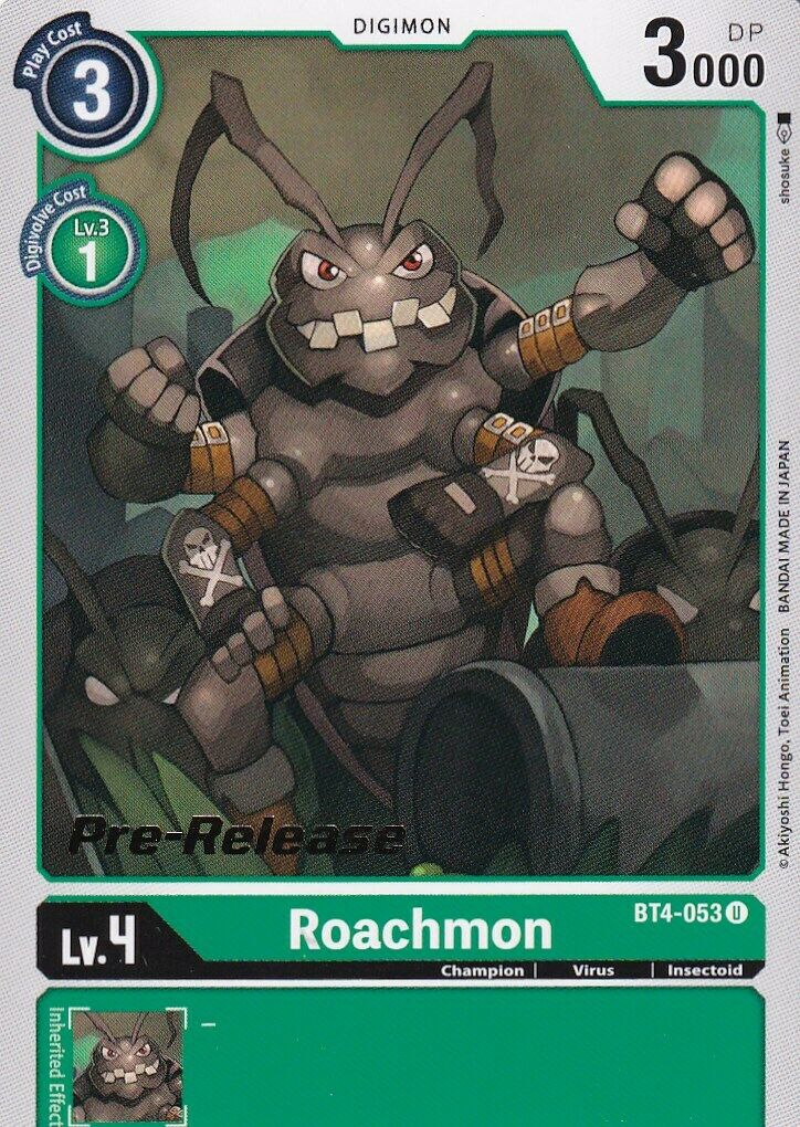 Roachmon [BT4-053] [Great Legend Pre-Release Promos] | Anubis Games and Hobby