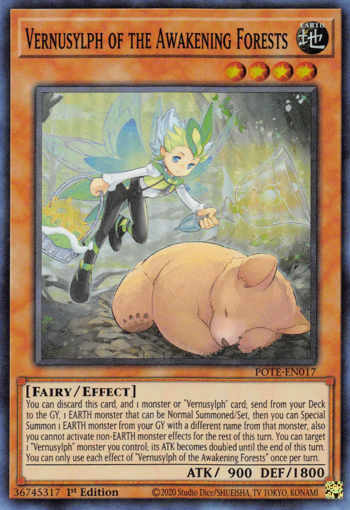 Vernusylph of the Awakening Forests [POTE-EN017] Super Rare | Anubis Games and Hobby